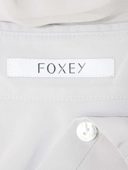 フォクシーブティック Blouse 37978 ブラウス 38 グレー IT7LG06QKCOA