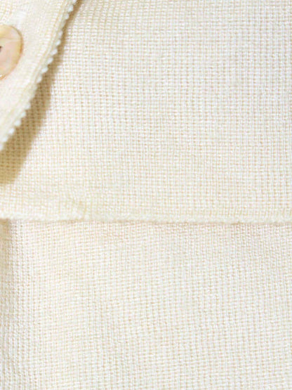 フォクシーブティック Compact Cardigan  35117 カーディガン 42 ベージュ ITFIMLBAANRA