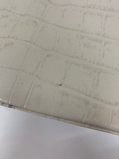 エーディーエムジェイ ハンドバッグ ホワイト クロコ型押し ヒマラヤ スワロフスキー ITOI5SBP6BQG 【SALE】