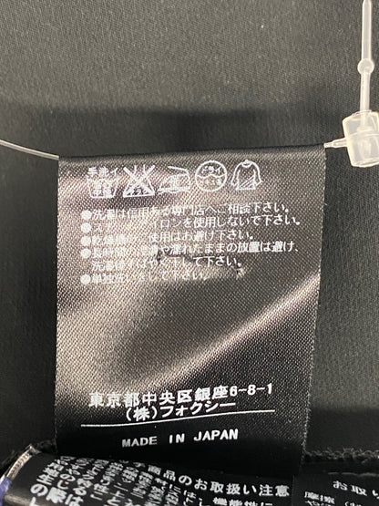 フォクシーニューヨーク 30402 ブラウス 42 ブラック 袖フリル ITFCLFST1KAT