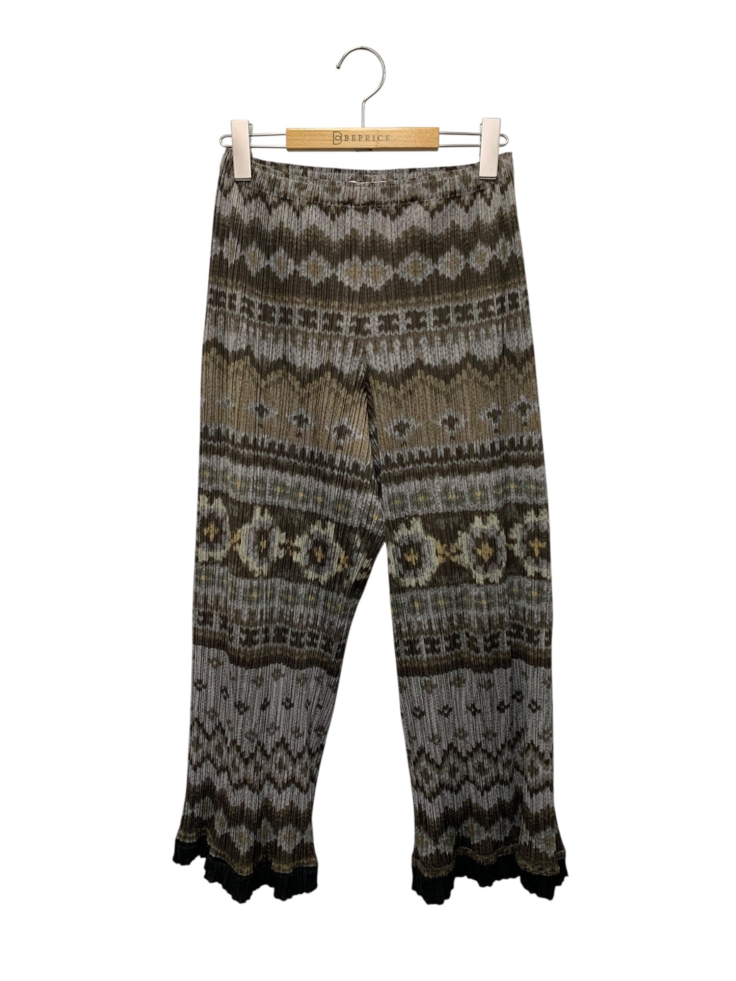 プリーツプリーズイッセイミヤケ PP63-JF752 パンツ 1 グレー IT7BSDHXLFJ4 【SALE】