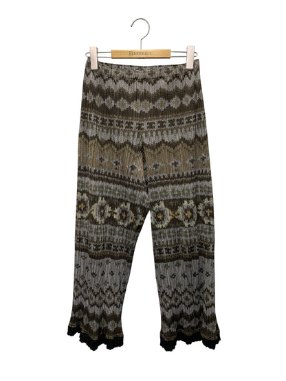 プリーツプリーズイッセイミヤケ PP63-JF752 パンツ 1 グレー IT7BSDHXLFJ4 【SALE】