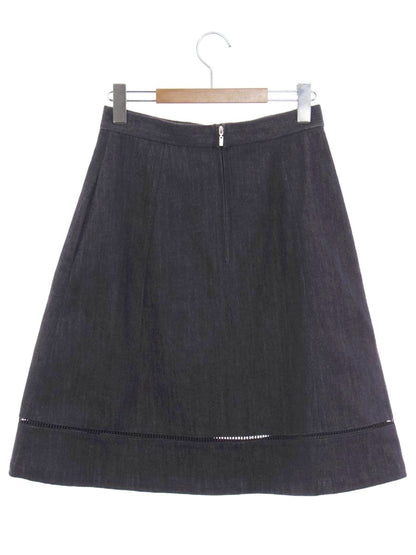 フォクシーニューヨーク スカート INDIGO 37031 38 ネイビー ITYCRLM0X6AH