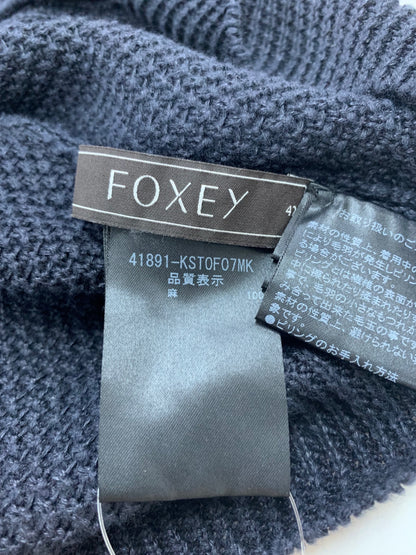 フォクシーブティック KNIT QUARTETT 41891 ニット セーター 42 ネイビー ITMOJ12SWLQ4 【SALE】