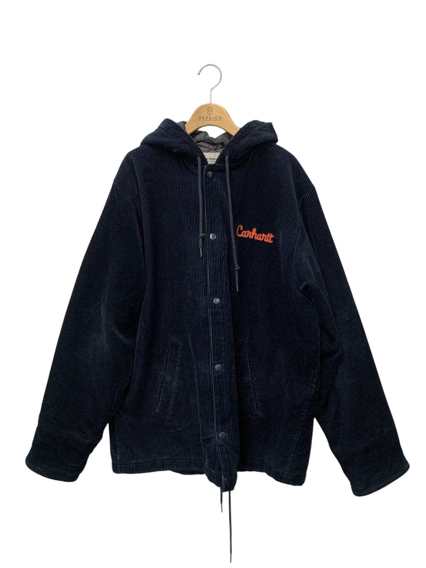 カーハート WIP Dennis Jacket I029440 ブルゾン L ネイビー コーデュロイ IT9LAGMVM5GA