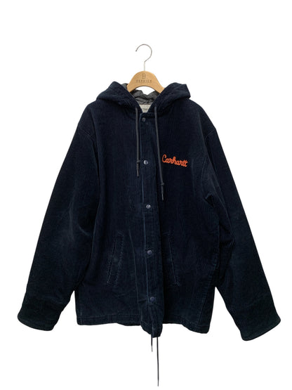 カーハート WIP Dennis Jacket I029440 ブルゾン L ネイビー コーデュロイ IT9LAGMVM5GA