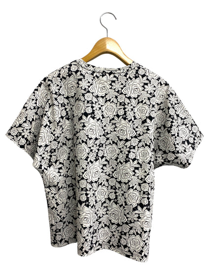 アミカ キッズ AM222C-AW05 Tシャツ F ブラック フラワーモチーフ ITUTNVY1RV2O