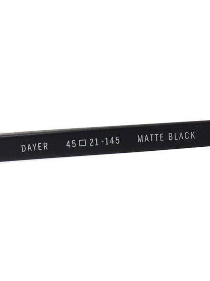 スティーブンアラン DAYER メガネ マットブラック セルフレーム フルリム ボストンシェイプ ITJAWAVFHA8S