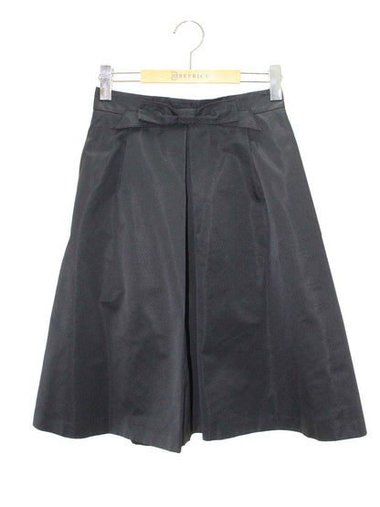 ルネ 5614030 スカート 36 ブラック リボン IT0IW783W1WU