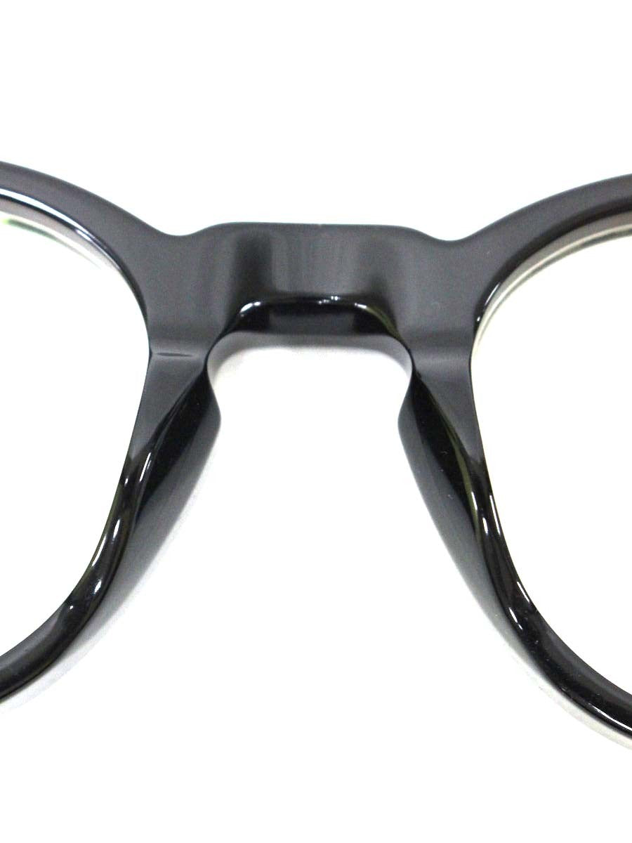 レスカルネティエ URBI メガネ ブラック 60周年記念特別モデル 限定100本 セルフレーム フルリム ボストン ITWYZTBM0KS6 【SALE】