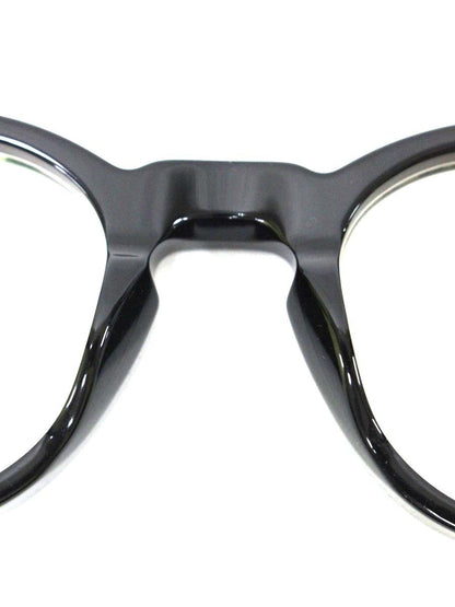 レスカルネティエ URBI メガネ ブラック 60周年記念特別モデル 限定100本 セルフレーム フルリム ボストン ITWYZTBM0KS6 【SALE】