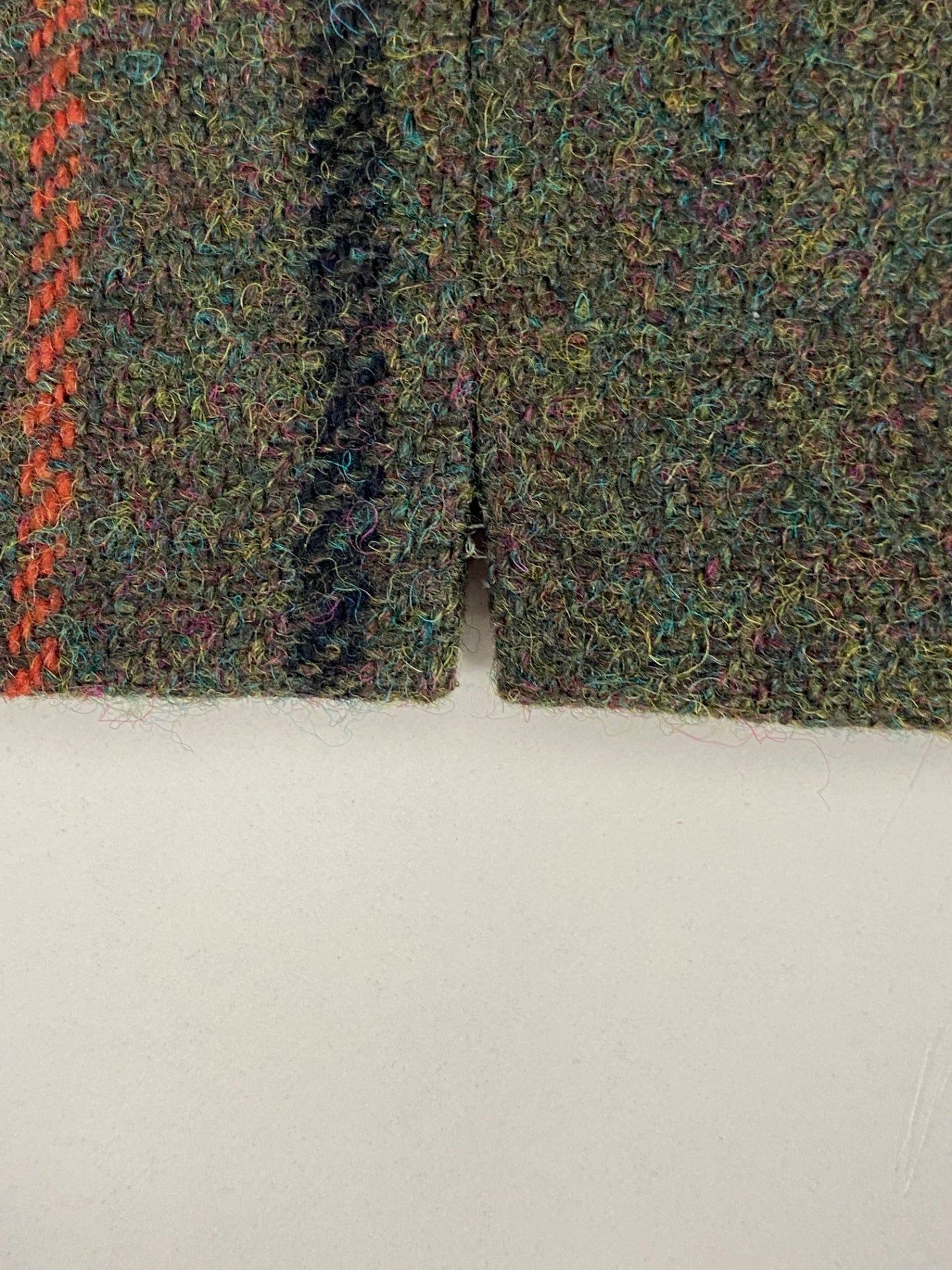 エムズグレイシー 317619 スカート 36 カーキグリーン チェック ウール ITO8RHKO6ZLE