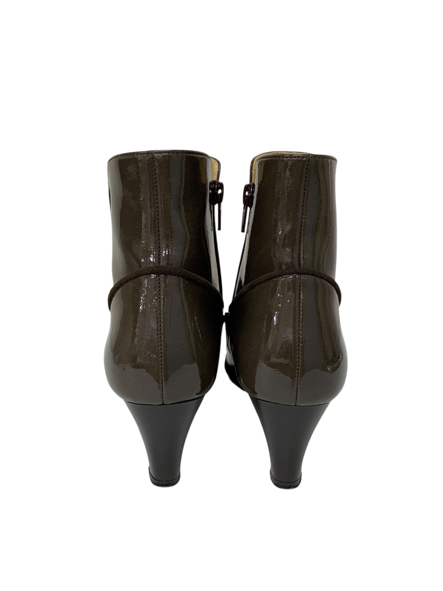 キタムラ YS0365 レインブーツ M ブラウン エナメル リボン IT7TS8BEHTWS