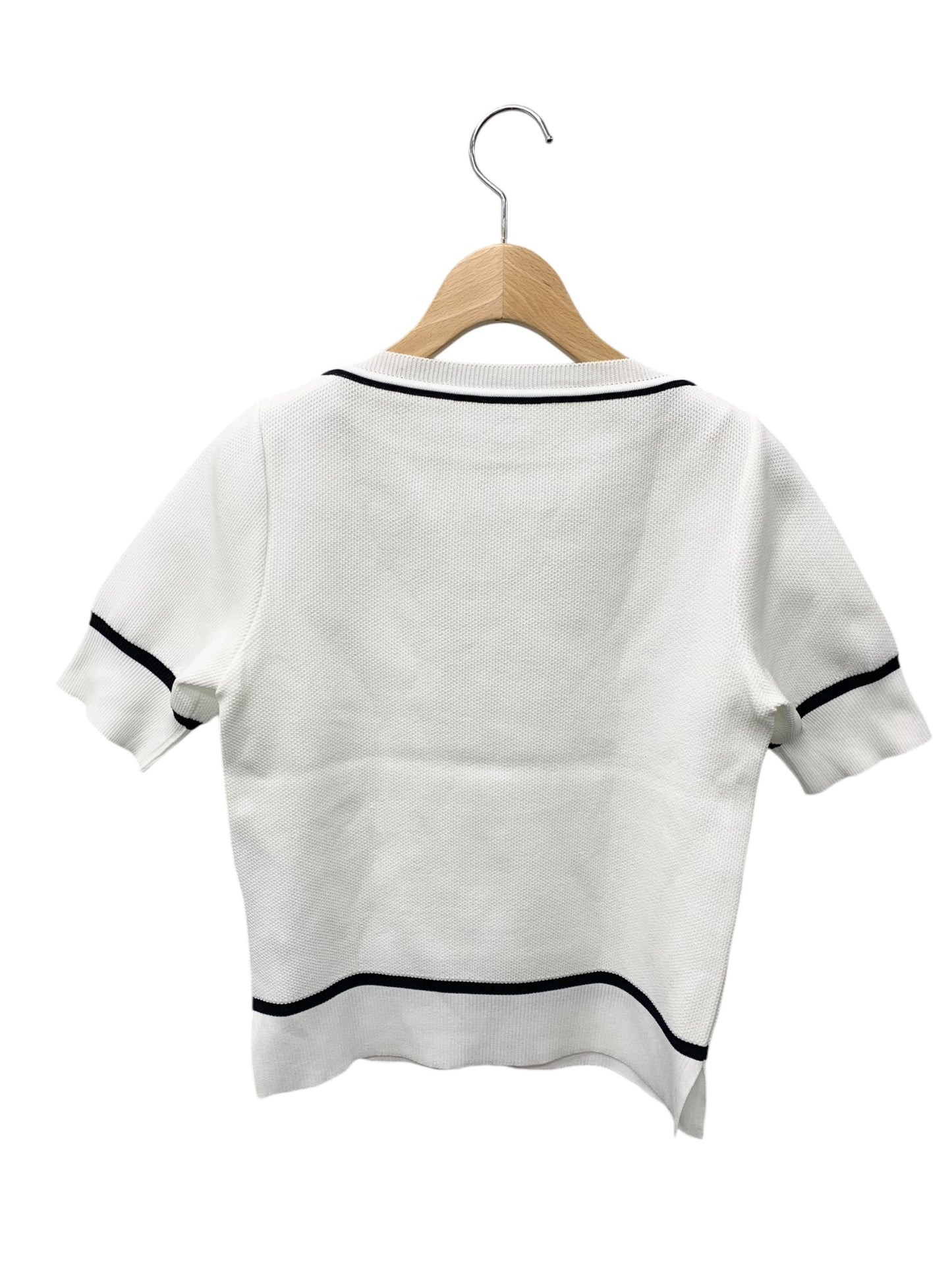 フォクシーブティック Knit Top Sucre 42129 ニット セーター 38 ホワイト ITFU5T7YU7L1