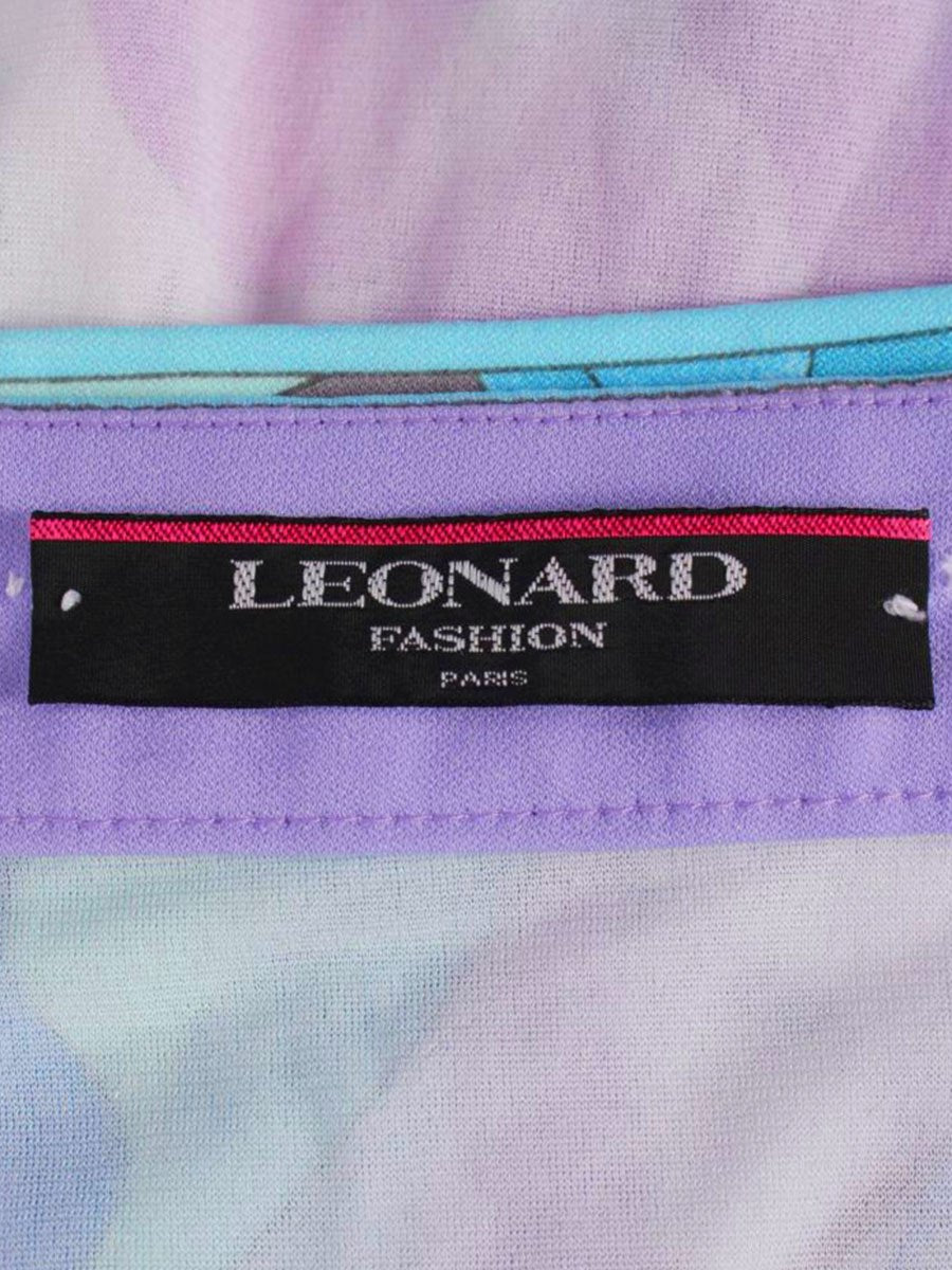 レオナールファッション 0172502 スカート 73 花柄 ブルー マルチカラー ITK9CHCXFZOL