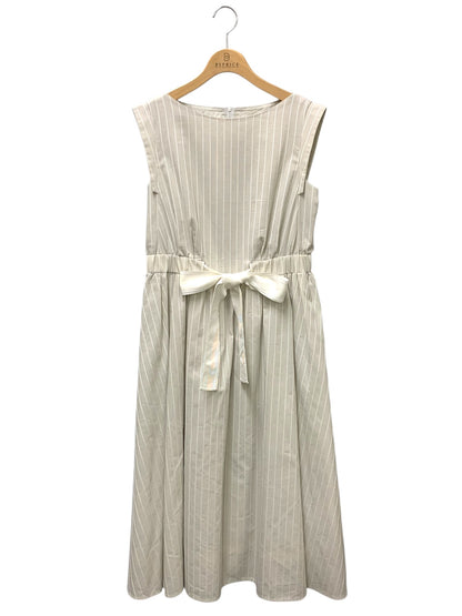 フォクシーブティック Dress Jasmine Flare 42857 ワンピース 40 グレー ストライプ ITN23TYOSGX1