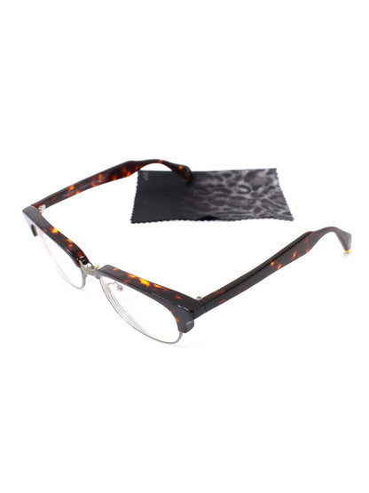 ロエン roen004-C2 メガネ ブラウン コンビフレーム ブロウ べっ甲柄 IT6N9BN1RNBE