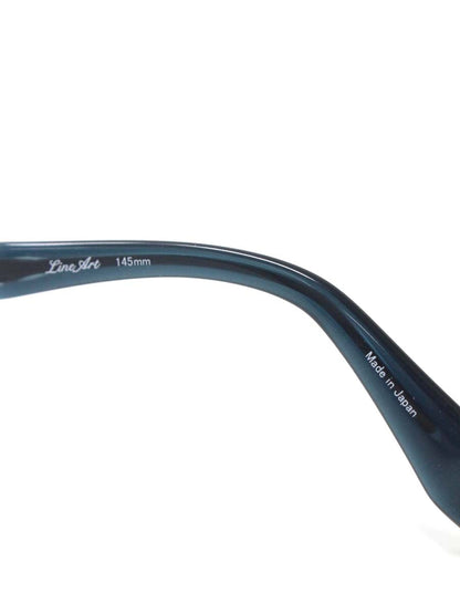 ラインアートシャルマン XL1028 メガネ ブラック チタンフレーム ハーフリム スクエア IT6KZQUWCZDU 【SALE】