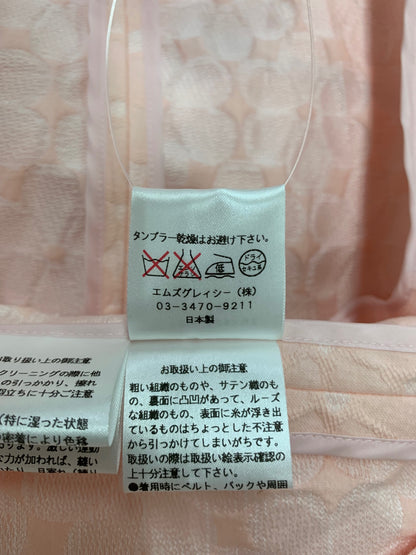 エムズグレイシー 429107 コート 38 ピンク フラワーモチーフ ジャガード IT2NDCZVRZVH