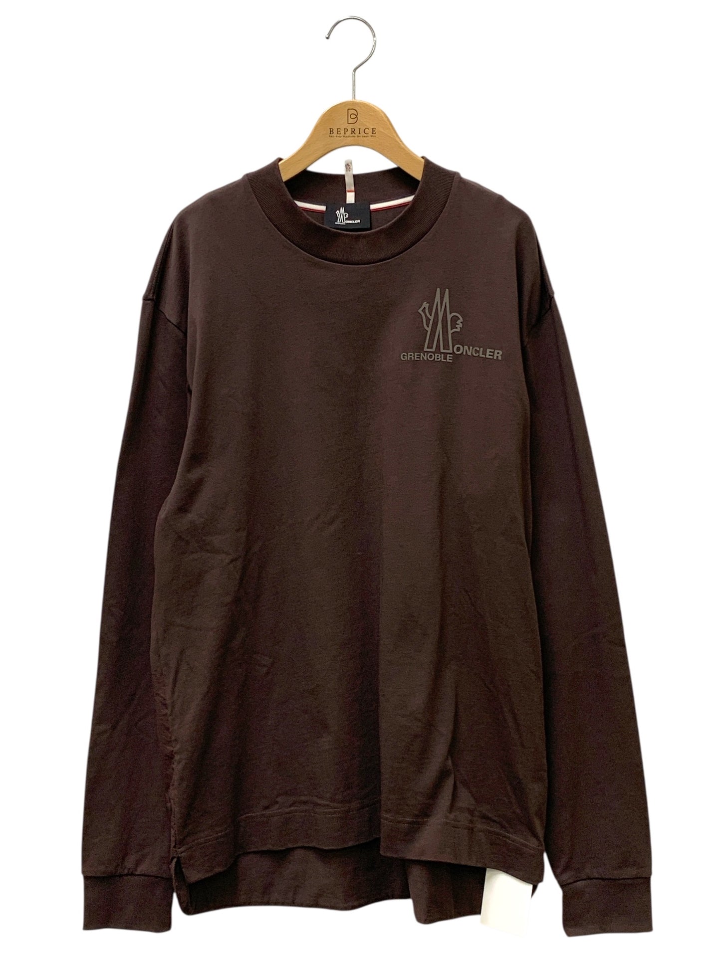 モンクレール グルノーブル Day-Namic T-SHIRT MANICA LUNGA LS T-SHIRT J20978D00005 83927 長袖カットソー Ｌ ブラウン リフレクターロゴ IT3FJ0HE3ARQ