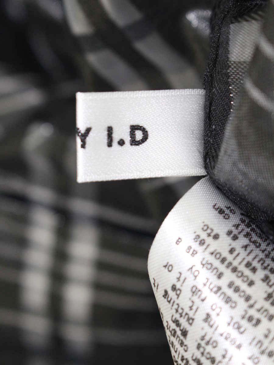 フレイアイディー シャーリングハイネックチェックブラウス FWFB225086 ブラウス 1 ブラック/グレー ITGJ4A5TZML8