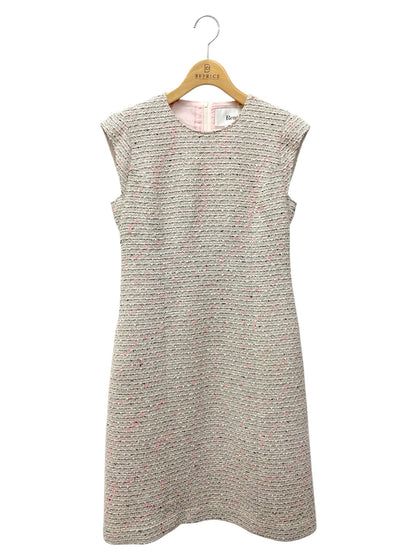 ルネ TISSUE 6416257 ワンピース ドレス 36 グレー ツイード ITSTZNXEJMNO