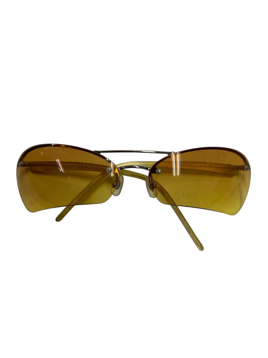 アレキサンダーマックイーン 42-0049 サングラス シルバー コンビフレーム リムレス（フチなし） ITSWYFAKJ0HK