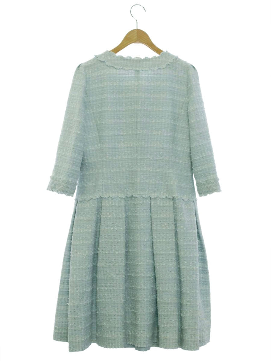 トゥービーシック W5J01-503-20 ワンピース 42 ブルー ツイード ITMESG2FAI6A