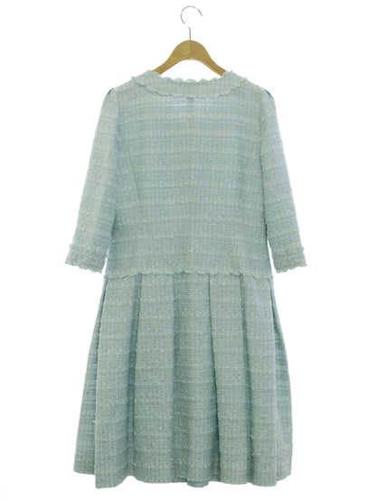 トゥービーシック W5J01-503-20 ワンピース 42 ブルー ツイード ITMESG2FAI6A