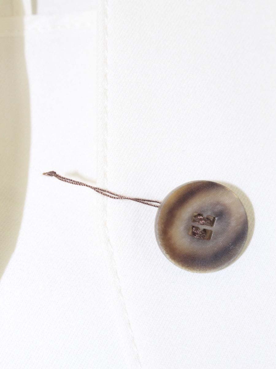 エポカ M5E26-542-01 ノーカラージャケット 38 ホワイト リネン混 IT70L1GSL7R4