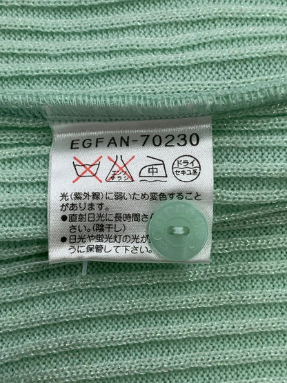クレージュ EGFAN-70230/EGFAN-69190 アンサンブルニット 38 グリーン ラメ ロゴマーク ITVW49AA8CNU