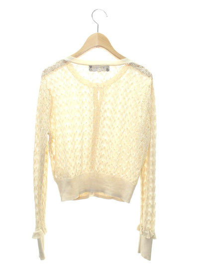 エムズグレイシー 818360 カーディガン 38 ベージュ メッシュ ITMQK97IH8FW