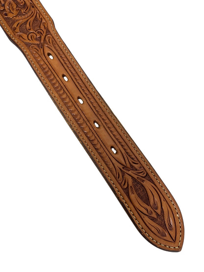 ファニー HAND TOOLS & HAND DYE ベルト ブラウン レザー ITQI0QW6VXR4 【SALE】