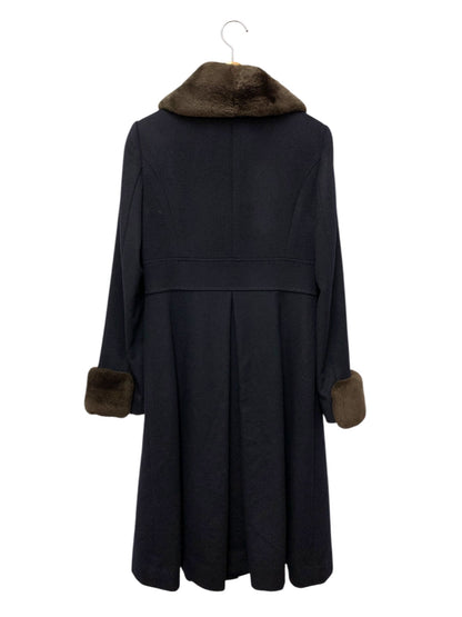 フォクシーブティック Coat Slender Shape 34820 コート 38 ネイビー ヌートリアファー ITLJDX2FNEDT
