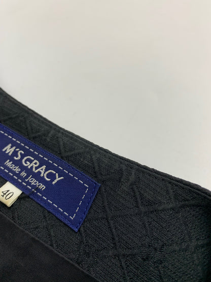 エムズグレイシー Classic Lady Dress 811518 ワンピース 40 ブラック ITMJWKYMLNUC