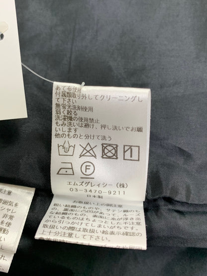エムズグレイシー 311325 ワンピース 36 ブラック フラワーモチーフ シフォン ITBBZA7H5QDS