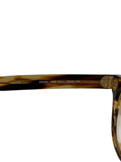 オリバーピープルズ AFTON OV5236 1003 メガネ Cocobolo セルフレーム フルリム ウエリントン IT367404PEB8