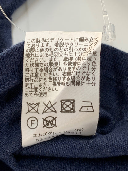 エムズグレイシー 918104 ニット 38 ネイビー リボン ITI0MP26KTSQ
