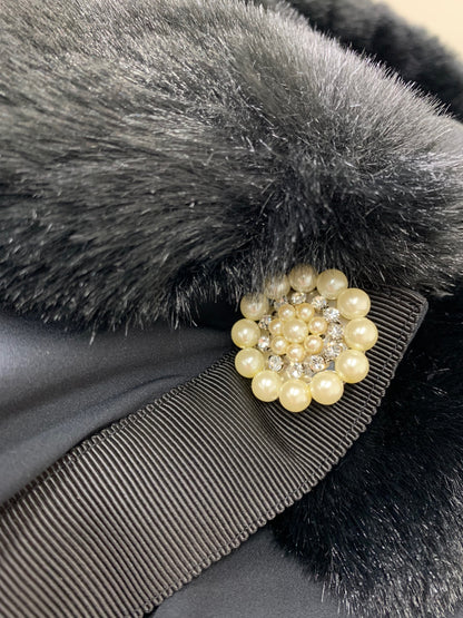 エムズグレイシー ラグジュアリーロングダウンコート 219608 40 ブラック ITUWG80JQGPW