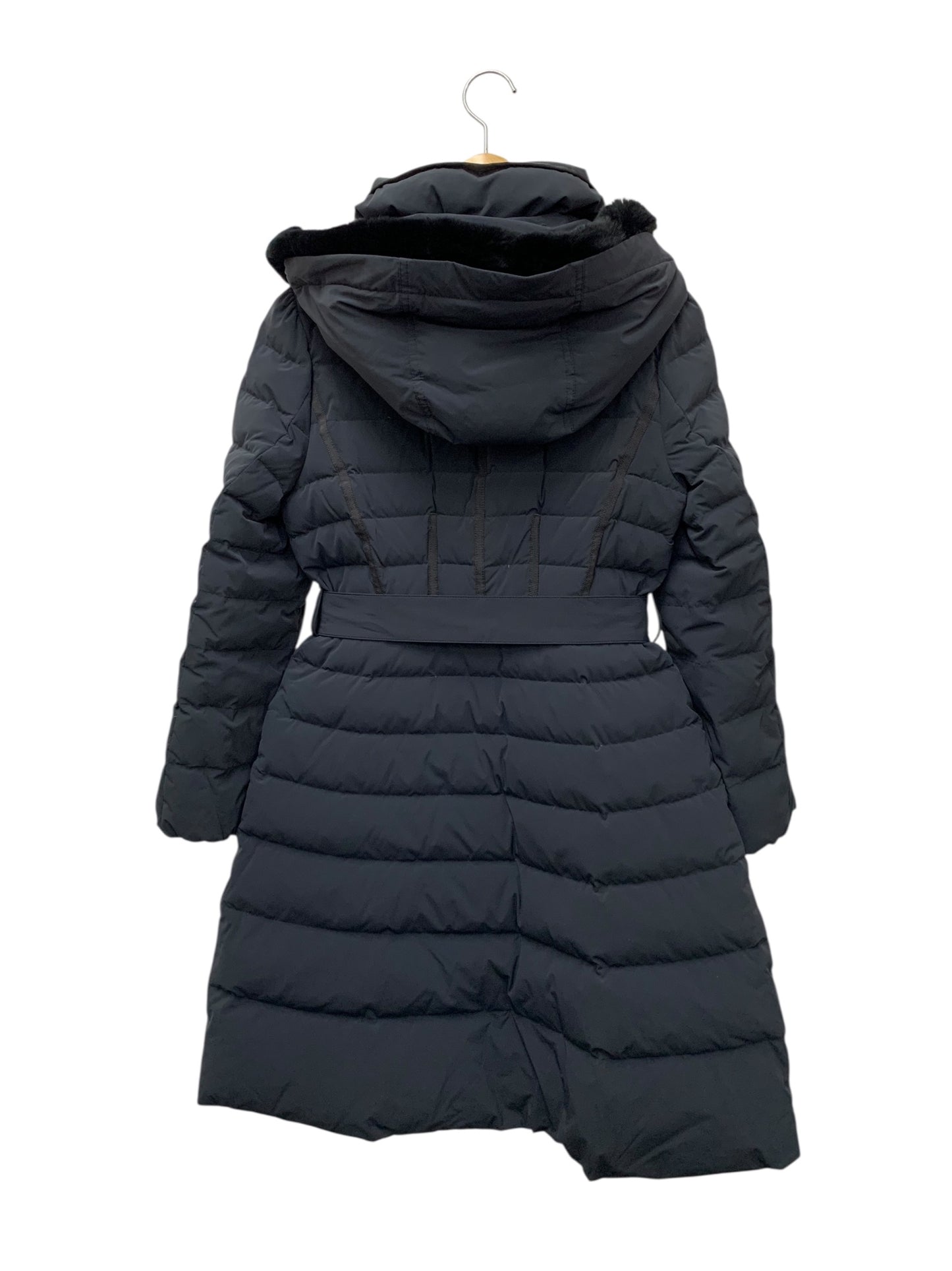 エムズグレイシー 729504 ダウンコート 42 ネイビー パールロゴ カメリアジップ IT82B2SUFTOC