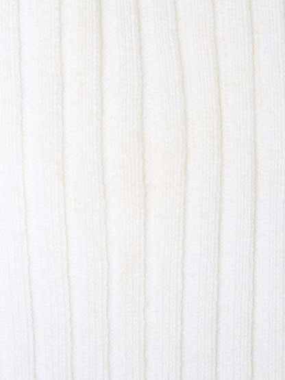 エムズグレイシー 018518 セーター トップス 38 ホワイト リボン リブニット IT3GKQPTJWJ6