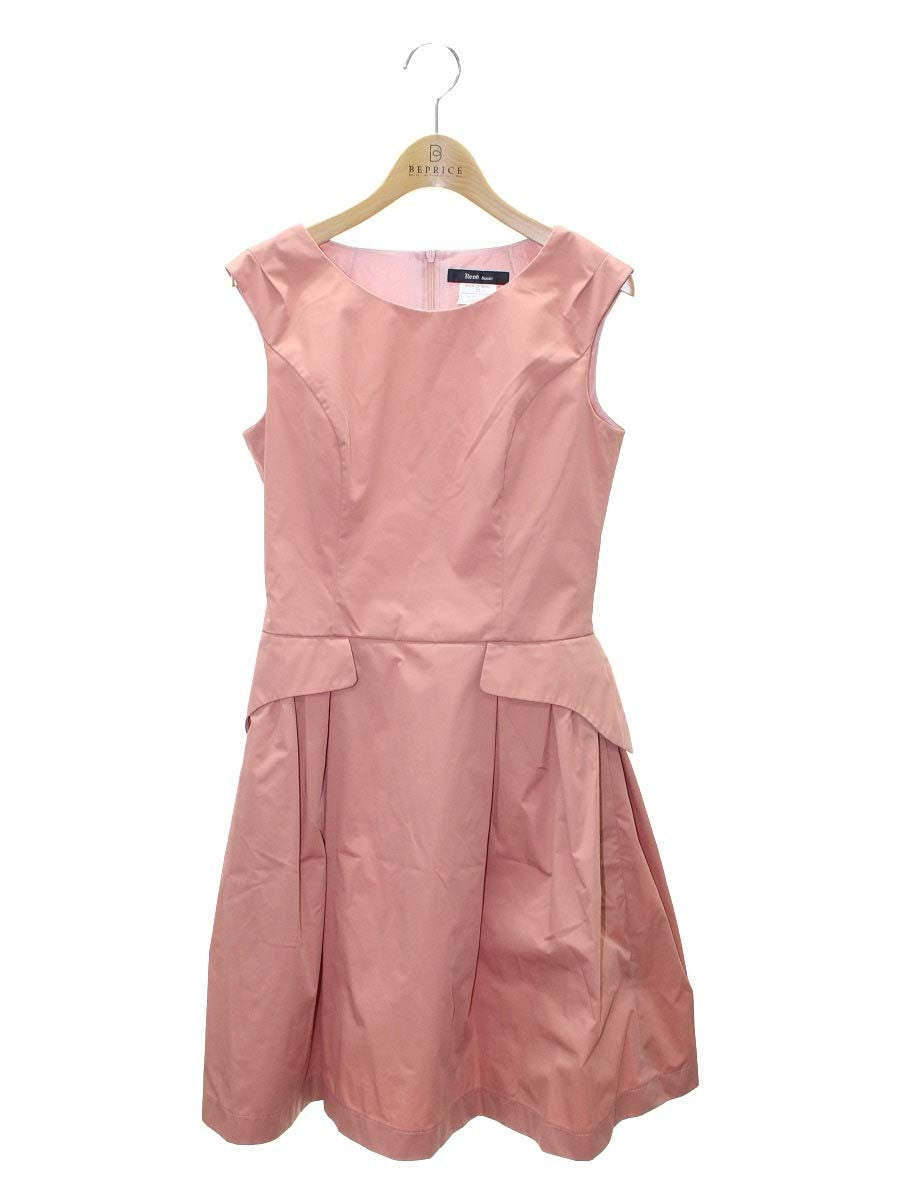 ルネ basic 5536130 ワンピース 34 ピンク バックジップ ITX47PVO9BR4