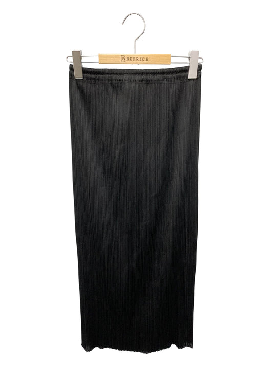 プリーツプリーズイッセイミヤケ PP05-JG001 タイトスカート 4 ブラック ITOL86C8S73K