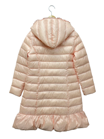 エムズグレイシー 119501 ダウンコート 40 ピンク グログラン フリル  フード ポケッタブル ITFNOVLKLT1Z