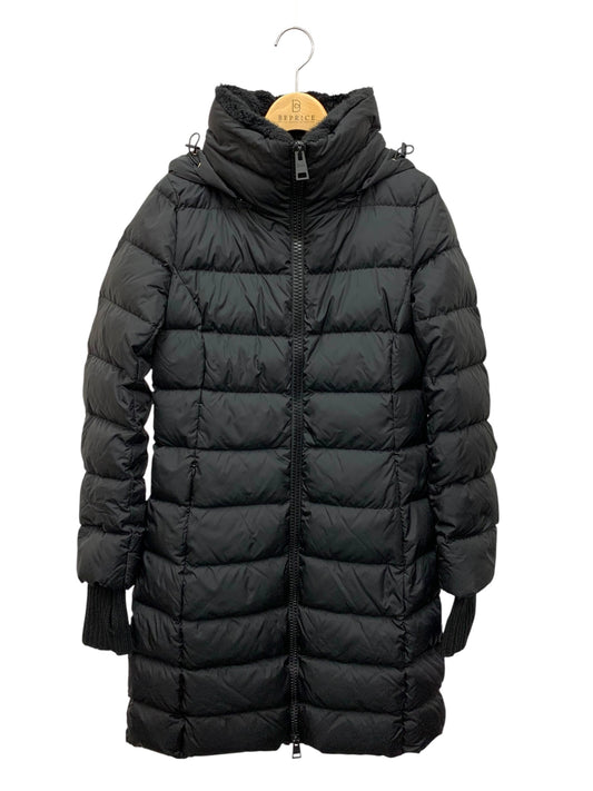 ヘルノ ラミナー PI001516D 12004 9389 ダウンコート 40 ブラック エコファー ダブルジップ マット ゴアテックス 2way IT517VKQDLMD