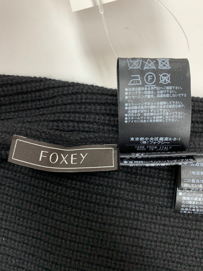フォクシーブティック Knit Coat 41752 コート F ブラック チンチラ ITCQCX5Z12XH
