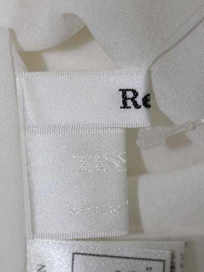 ルネ 6326850 ワンピース 36 ホワイト TISSUE バックジップ ラウンドネック IT4DNOTQKL7I 【SALE】