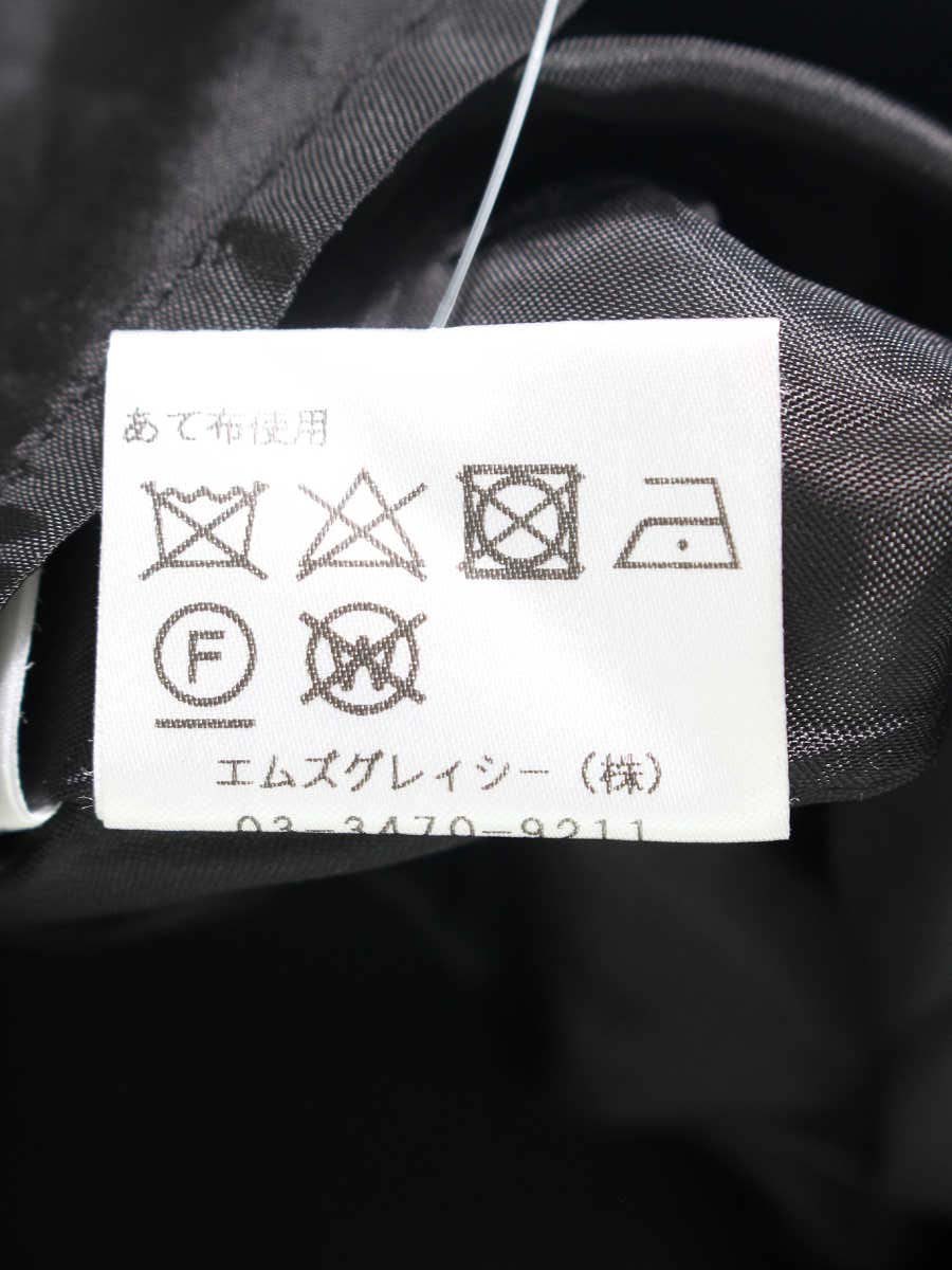 エムズグレイシー 011113 ワンピース 36 ブラック カットワーク ボンディング ITIGXEVZ0EMO