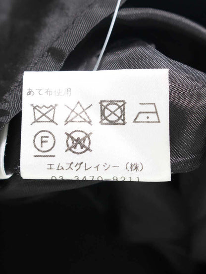 エムズグレイシー 011113 ワンピース 36 ブラック カットワーク ボンディング ITIGXEVZ0EMO