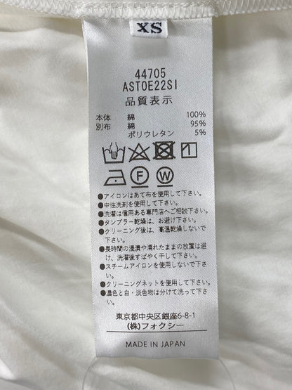 アディアム 44705 カットソー XS ホワイト フリル ITFLIKG9FBP4